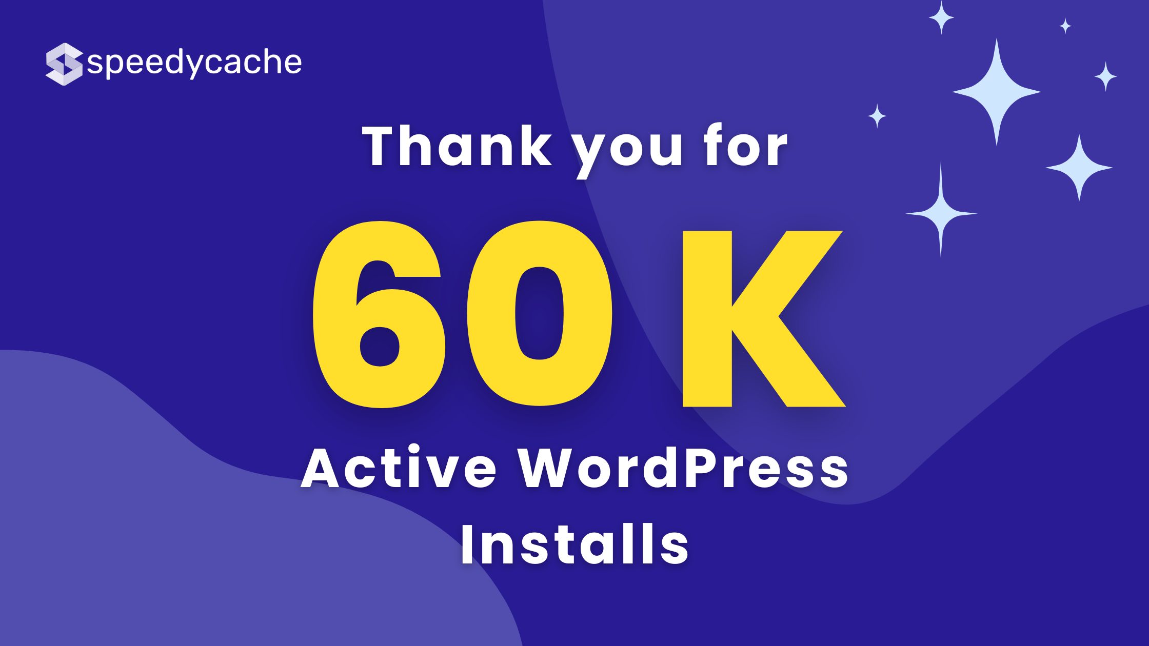 SpeedyCache crossed 60k Active WordPress installs